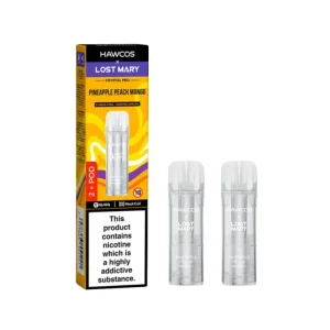 Hawcos X Lost Mary Crystal Pro Pineapple Peach Mango Refill Pods