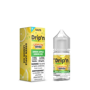Green Apple Lemon Ice SALT – Drip’n by Envi Lemon Series E-Liquid