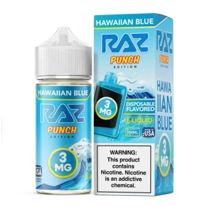 Pod Juice X Raz Punch Edition Hawaiian Blue Tobacco Free Nicotine 100ML E-Juice