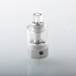 SXK Empire V Style RTA Rebuildable Tank Atomizer - Silver, 3.5ml, Air Pin 0.8 / 1 / 1.2 / 1.4 / 1.6 / 1.8 / 2.0mm, 23mm Diameter