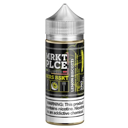 MRKTPLCE BKRS BSKT Lemon Biscotti 100ml E-Juice - Image 2
