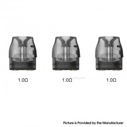 [Ships from Bonded Warehouse] Authentic VOOPOO Vmate Cartridge V4 for Vmate / V.THRU Pro Kit 3ml - 1.0ohm, Top Filling (3 PCS)