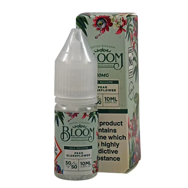 Bloom Pear Elderflower 10ml Nic Salt