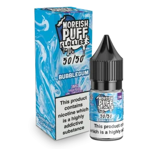 Moreish Puff Lollies 50/50: Bubblegum 10ml E-Liquid