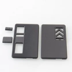 Authentic MK MODS Replacement Front + Back Cover Panel Plate for dotMod dotAIO V3 Kit - Black, Acrylic (2 PCS)