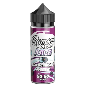 Ramsey Pod Juice Blackcurrant Aniseed 100ml Shortfill