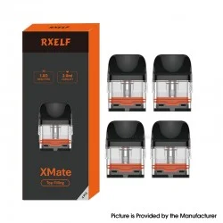 [Ships from Bonded Warehouse] Authenitc RXELF XMate 2.0 Top Filling Pod Cartridge for XMate C / XROS Kits - 3ml, 1.0ohm (4 PCS)