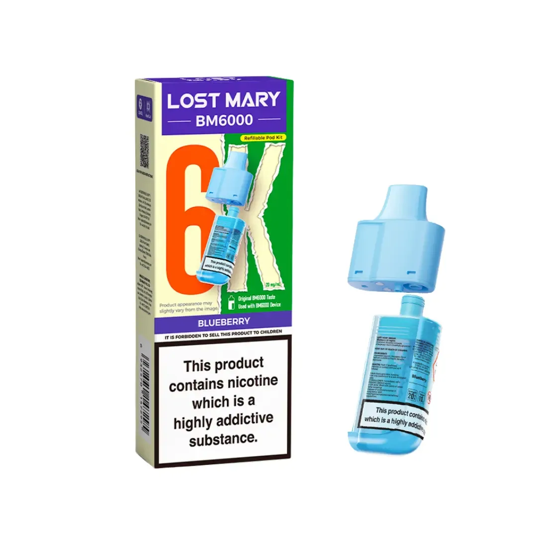 Lost Mary BM6000 Blueberry Refill Pod