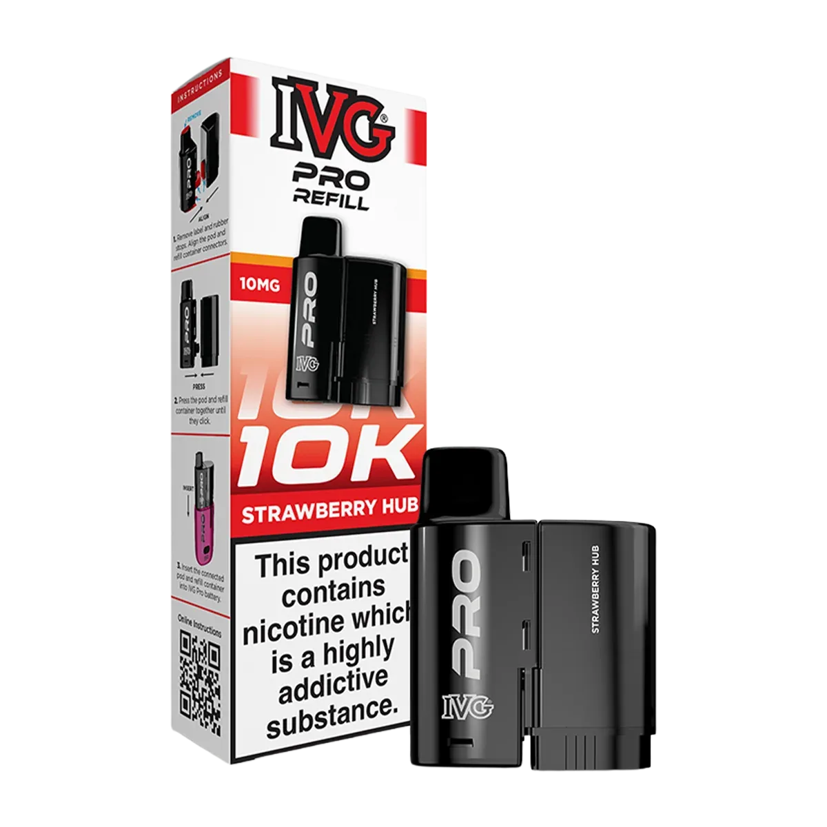 Strawberry Hub IVG Pro 12 Refill Pack - Image 2