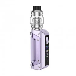 [Ships from Bonded Warehouse] Authentic GeekVape Aegis Solo 3 S100 100W Box Mod Kit + Z Subohm 2021 5.5ml - Purple, 3000mAh