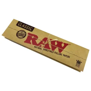 Raw King Size Wide Papers (Pack of 1)-33COUNT Classic