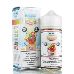 Strawberry Apple Watermelon Freeze by Pod Juice - 100ml