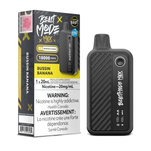 Bussin Banana Iced Flavour Beast Mode Max – Disposable Vape