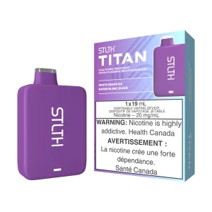 White Grape Ice STLTH Titan – Disposable Vape