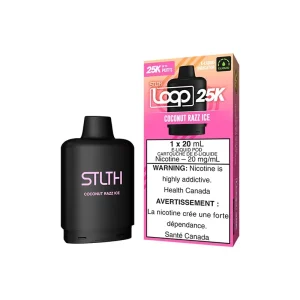 Coconut Razz Ice STLTH Loop 25K Pod