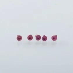 Authentic MK MODS Replacement Titanium Screws for dotMod dotAIO V1 / V2 Pod - Pink (5 PCS)