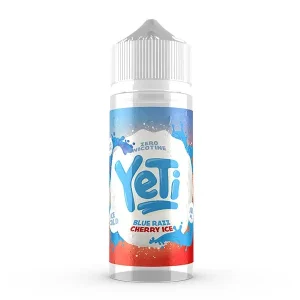 Yeti Ice Cold Blue Razz Cherry Ice 100ml Shortfill