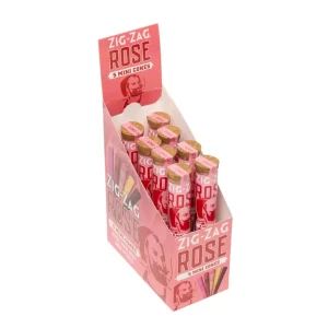 ZIG ZAG ROSE MINI CONE - (Pack of 8)