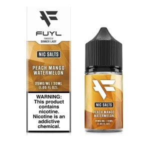 FUYL By Dinner Lady Peach Mango Watermelon Salts 30ml E-Juice