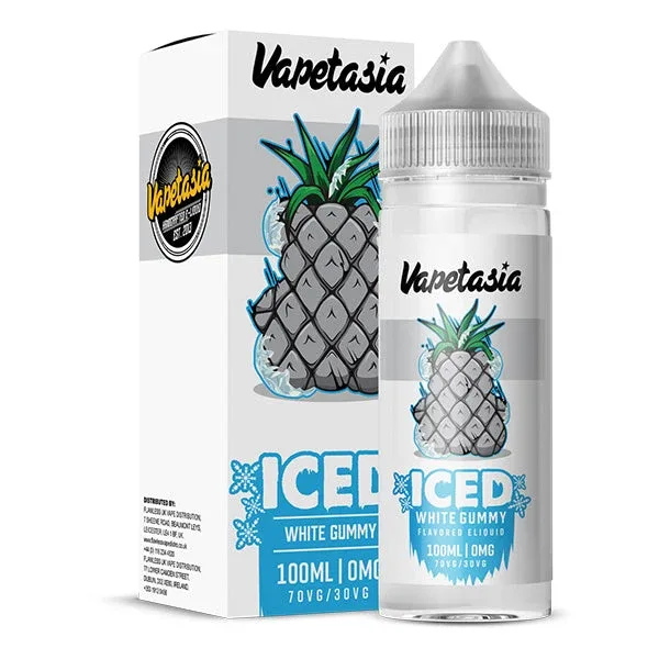 Vapetasia ICED White Gummy 100ml Shortfill