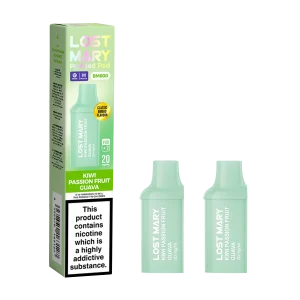 Kiwi Passionfruit Guava Lost Mary BM600 Pods