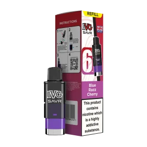 Blue Razz Cherry IVG SAVR Refill Pack