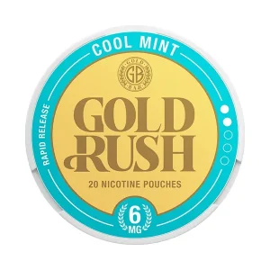 Gold Rush Cool Mint Nicotine Pouches