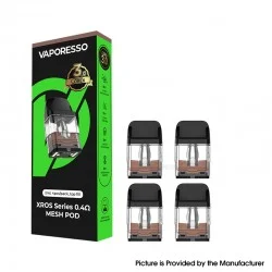 [Ships from Bonded Warehouse] Authentic Vaporesso Xros Series Corex 3.0 Pod Cartridge for Xros 5 / 5 Mini - 2ml, 0.4ohm (4 PCS)