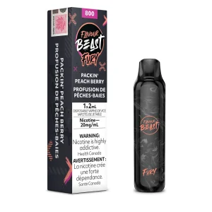 Packin Peach Berry Flavour Beast Fury – Disposable Vape