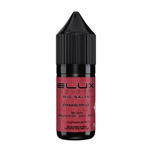 Strawberry Ice Nic Salt by Elux 10ml