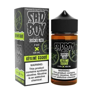 SadBoy CookieLine Key Lime Cookie Synthetic Nicotine 100ml E-Juice