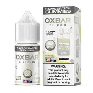 Pod x Oxbar Juice Salt Savage Patch Gummies Tobacco Free Nicotine E-Juice 30ml