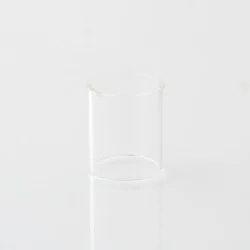 YFTK Replacement Glass Tank Tube for YFTK Hollow Cap for e-Vapor Flash V4.5 / V4.5S+ Style RTA - Transparent