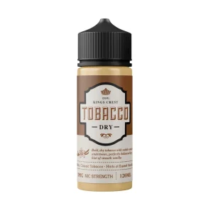 King's Crest DRY Tobacco 120ml E-Juice