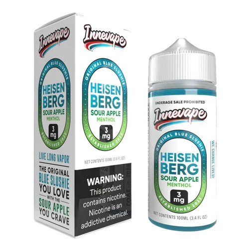 Innevape Heisenberg Sour Apple Menthol 100ml E-Juice - Image 2