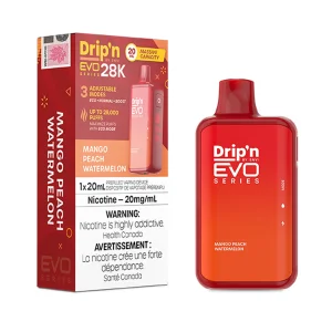 Mango Peach Watermelon Drip’n by Envi EVO Series 28K – Disposable Vape