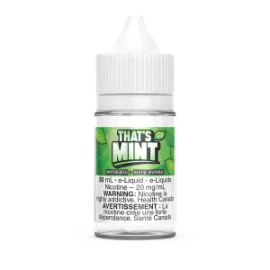 Wintergreen SALT – Thats Mint Salt E-Liquid