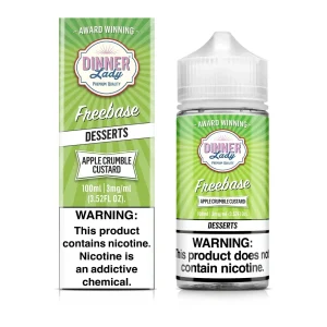 Dinner Lady Apple Crumble Custard 100ml E-Juice