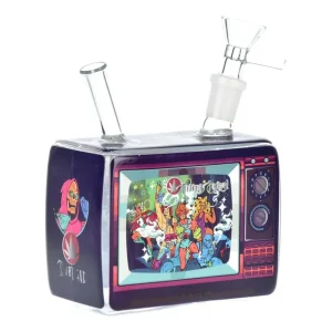 Dabtized Trippy Vision Retro TV Water Pipe W/Led