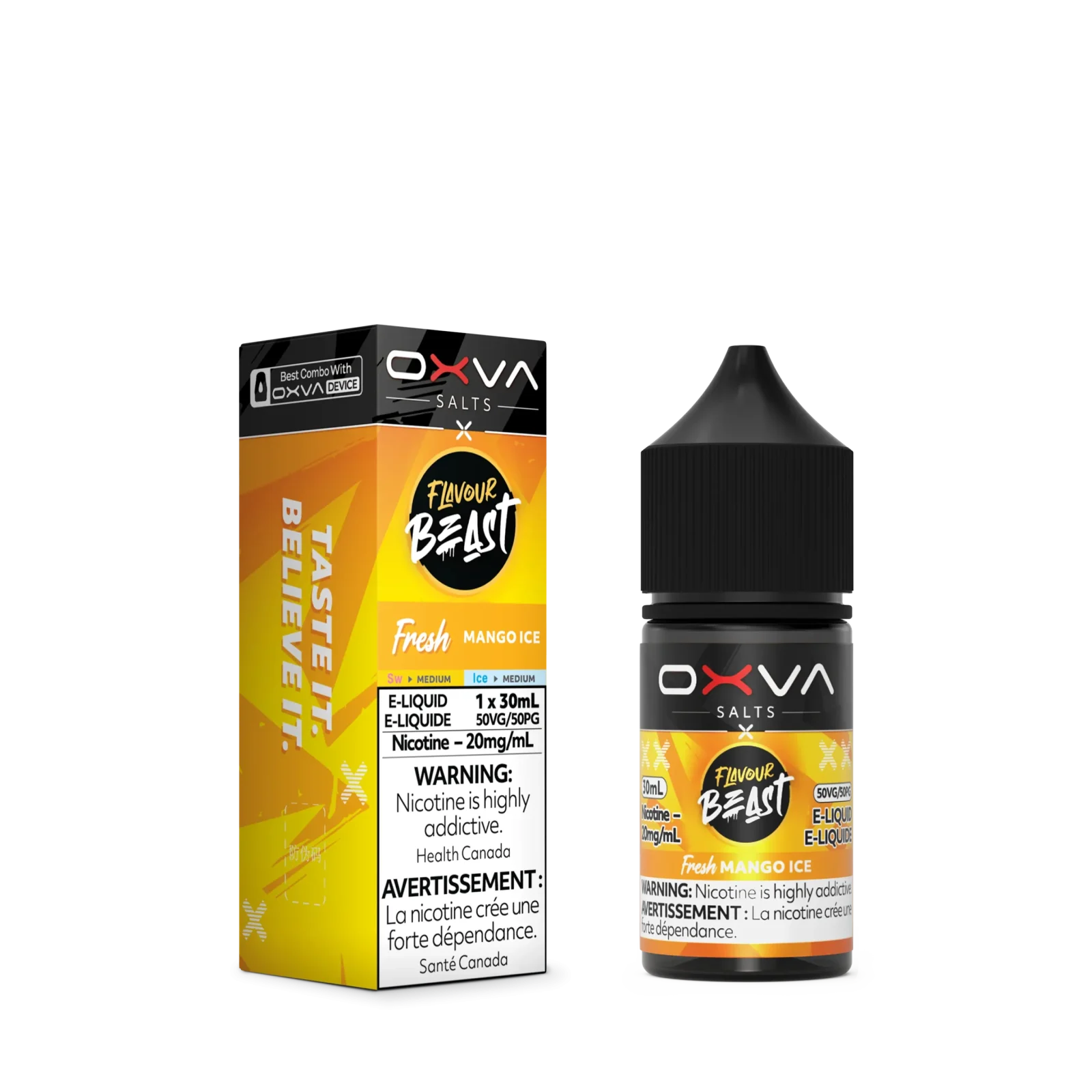 Fresh Mango Ice – Flavour Beast x OXVA E-Liquid