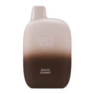White Gummy FLUM Pebble