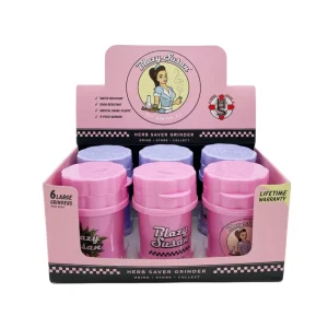 BLAZY SUSAN HERB SAVER - GRINDER -6COUNT