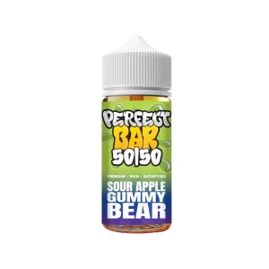 Perfect Bar 50/50 Sour Apple Gummy Bear 100ml Shortfill