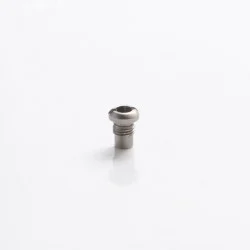 SXK Replacement Bohrung Airflow Insert Air Screw for Flash e-Vapor V4.5/V4.5S+ RTA - Silver, 1.7mm Airhole, 5.03 x 3.86mm (1 PC)