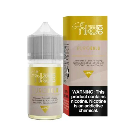 Naked 100 Salt Euro Gold 30ml E-Juice - Image 2