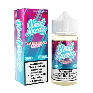 Buy Cloud Nurdz Iced Watermelon Berry 100ml Vape Juice Online