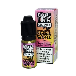 Double Drip Strawberry Banana Waffle Coil Sauce E-Liquid 10ml