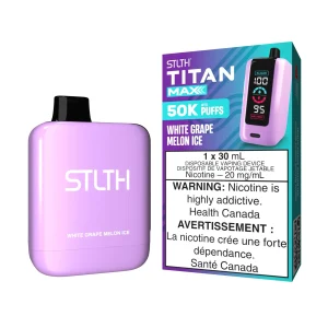 White Grape Melon Ice STLTH Titan Max – Disposable Vape