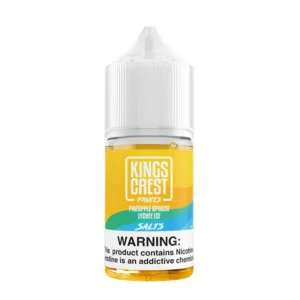 King's Crest Fruits Salts Pineapple Apricot Lychee Ice 30ml E-Juice