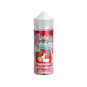 Ramsey Treats Strawberries & Crème 100ml Shortfill E-liquid